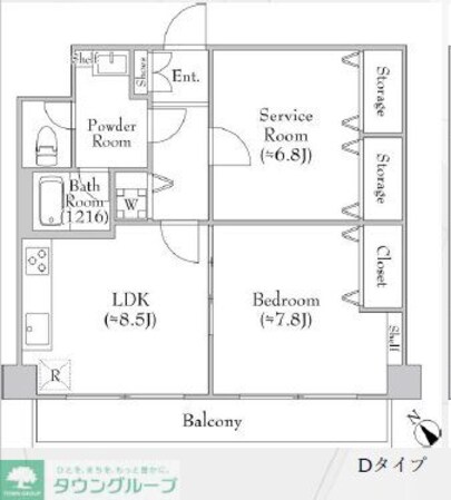 TraValore淵野辺の物件間取画像